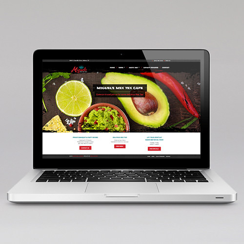 Miguel's Mex Tex Cafe Website Design